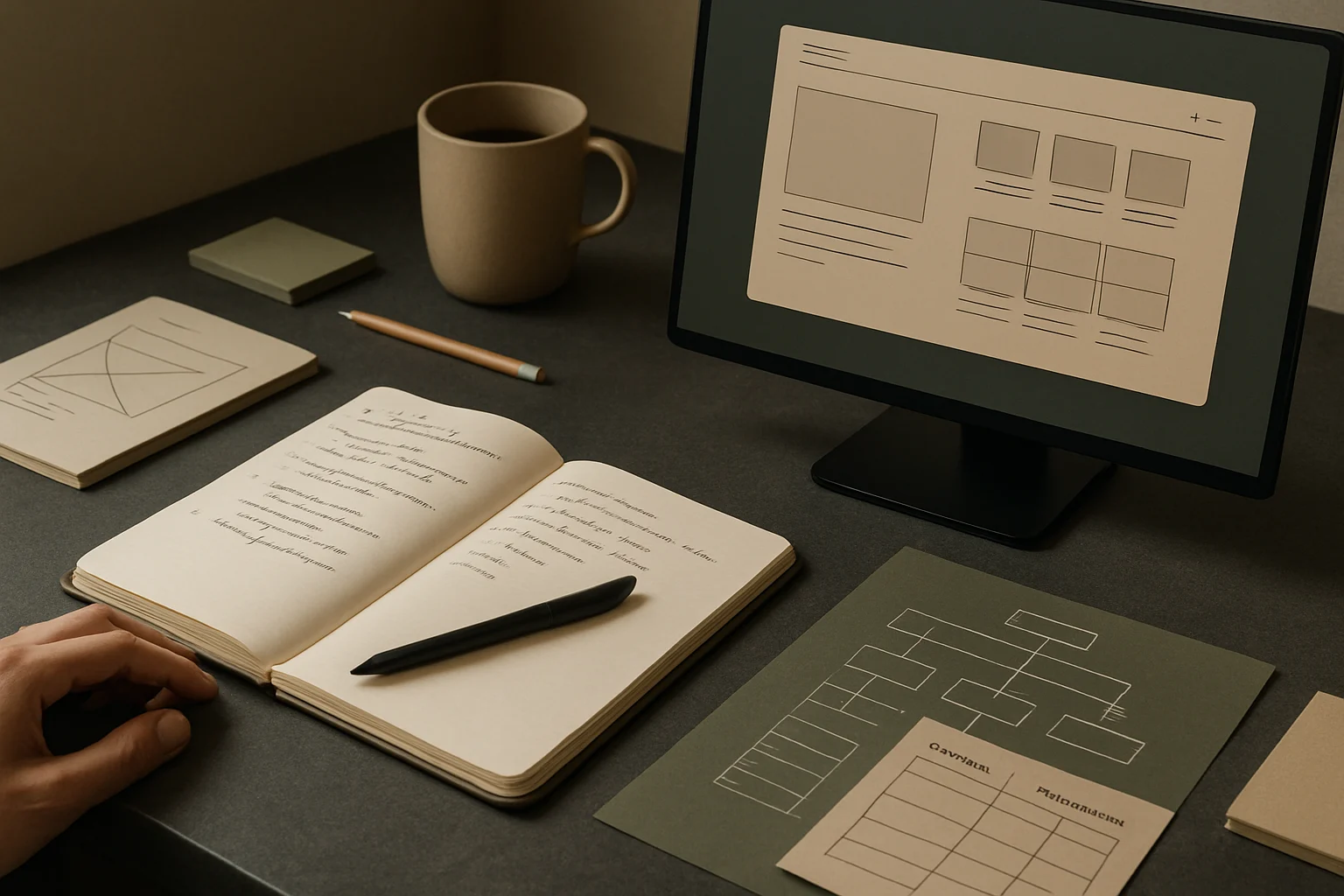 Studio strategii dla sklepu internetowego z porownaniem platform, architektura sklepu i planem wzrostu SEO. Hero dla strony "Audyt SEO sklepu".