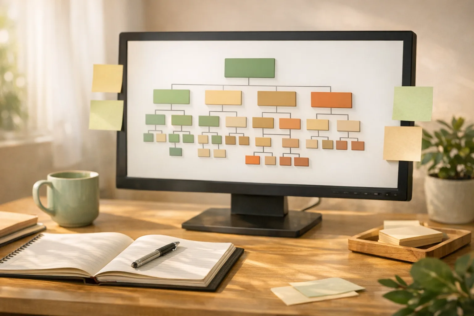 Warsztat planowania architektury kategorii w sklepie Shoper z mapa przejść i struktura URL-i.
